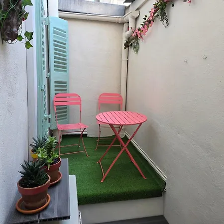Appartement Meynadier 66 - Tres Calme Avec Cour Privative, Plage, Gare, Palais A 300m